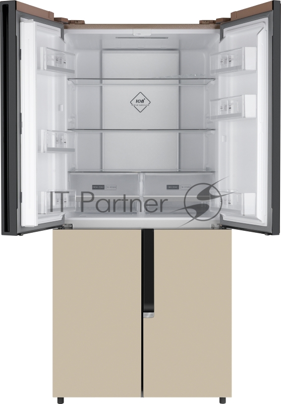 Холодильник Weissgauff WCD 450 BEG NoFrost Inverter