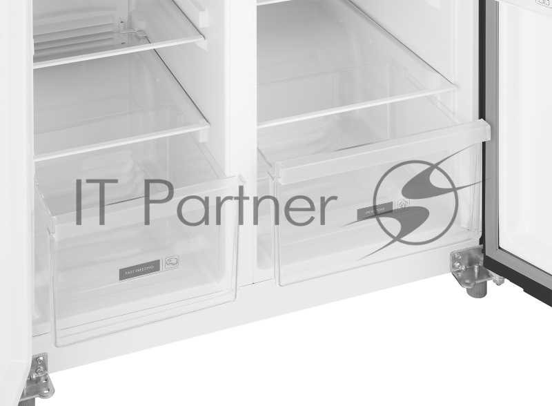 Холодильник Weissgauff WSBS 500 Inverter NoFrost Black