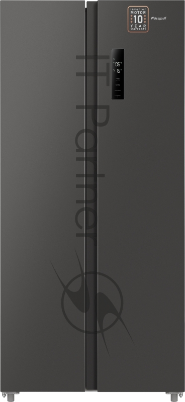 Холодильник Weissgauff WSBS 500 Inverter NoFrost Dark Grey