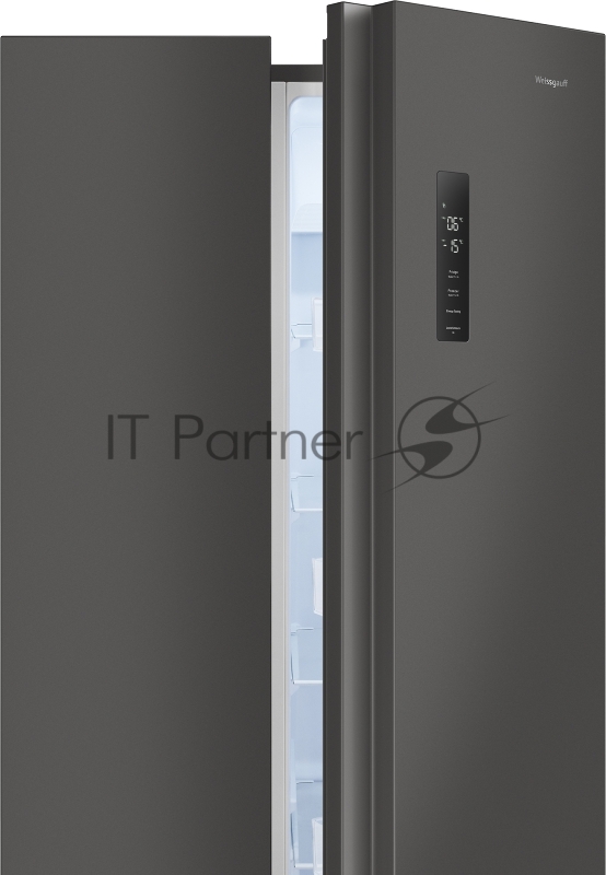 Холодильник Weissgauff WSBS 500 Inverter NoFrost Dark Grey