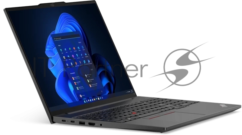 Ноутбук Lenovo ThinkPad E16 GEN 1 Core i5 1335U 8Gb SSD512Gb Intel UHD Graphics 16 IPS WUXGA (1920x1200) noOS black WiFi BT Cam (21JN009KRT)