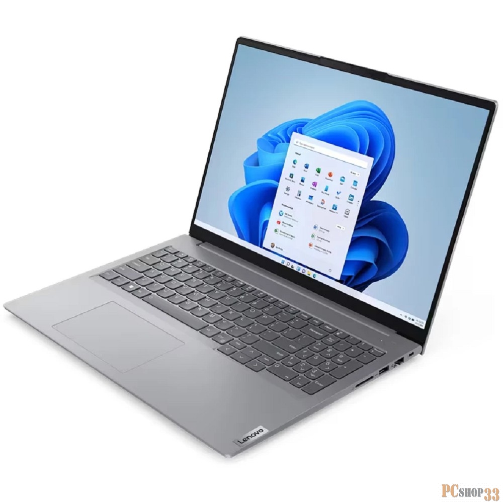 Ноутбук Lenovo Thinkbook 16 G6 IRL Core i7 13700H 8Gb SSD512Gb Intel Iris Xe graphics 16 IPS WUXGA (1920x1200) noOS grey WiFi BT Cam Bag (21KH005SAK)