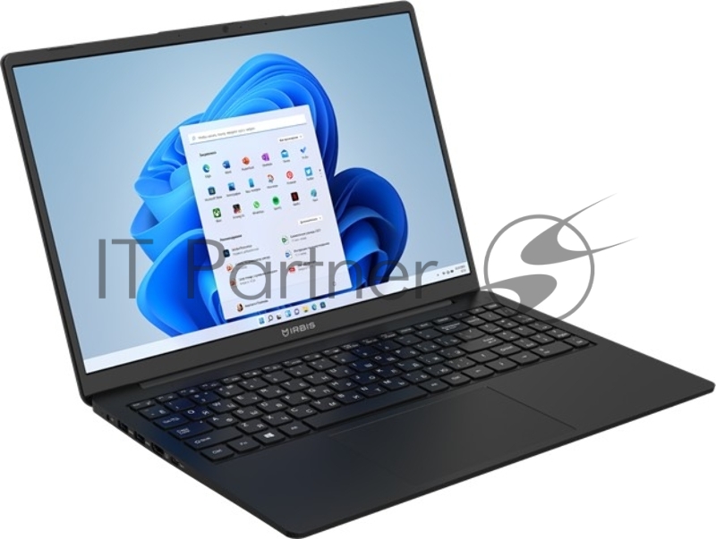Ноутбук IRBIS 16NBC1501 15.9 WQXGA IPS/AMD Ryzen5 5500U/16Gb/512GB/Windows11/под клавиш/металл+пластик/черный/1