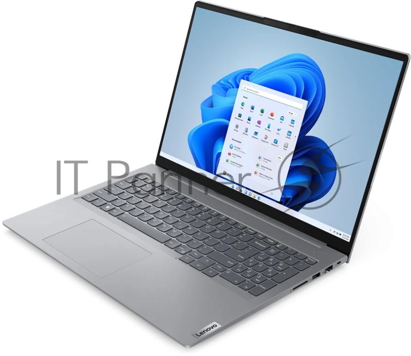 Ноутбук Lenovo ThinkBook 16 G6 IRL 16 WUXGA (1920x1200) IPS AG 300N, i7-13700H 2.4GHz, 1x16GB DDR5 5200, 512GB SSD M.2, Intel UHD, WiFi 6, BT, FPR, FHD Cam, 45Wh, 100W USB-C Slim, Win 11 Pro, 1Y, 1.7kg