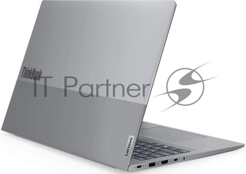Ноутбук Lenovo ThinkBook 16 G6 IRL 16 WUXGA (1920x1200) IPS AG 300N, i7-13700H 2.4GHz, 1x16GB DDR5 5200, 512GB SSD M.2, Intel UHD, WiFi 6, BT, FPR, FHD Cam, 45Wh, 100W USB-C Slim, Win 11 Pro, 1Y, 1.7kg