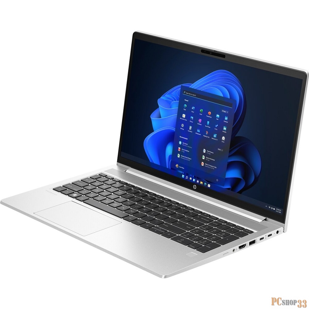 Ноутбук HP ProBook 450 G10 (QWERTY/RUS) 15.6 FHD, Intel Core i7-1355U, 16Gb, 256Gb SSD, Win11 Pro, серебристый*