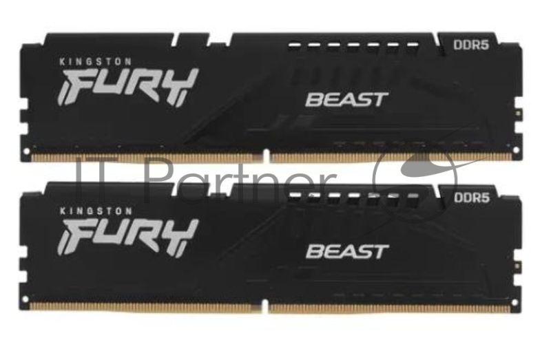Модуль памяти Kingston Fury Beast KF556C40BBK2-64 DDR5 - 2x 32ГБ 5600, DIMM, Ret