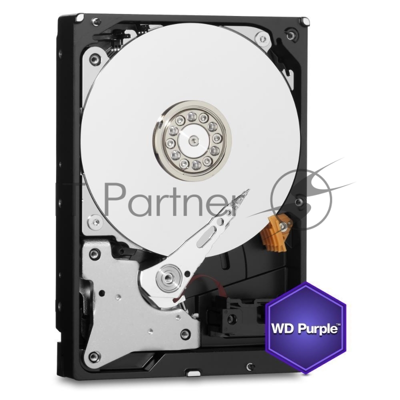 Жесткий диск Western Digital SATA-III 4Tb WD40PURZ Video Purple (5400rpm) 64Mb 3.5
