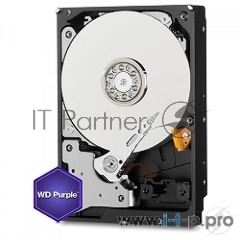 Жесткий диск Western Digital SATA-III 4Tb WD40PURZ Video Purple (5400rpm) 64Mb 3.5