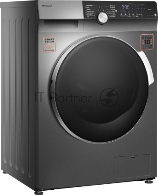 Стиральная машина Weissgauff WM 59412 DC Inverter Steam Silver