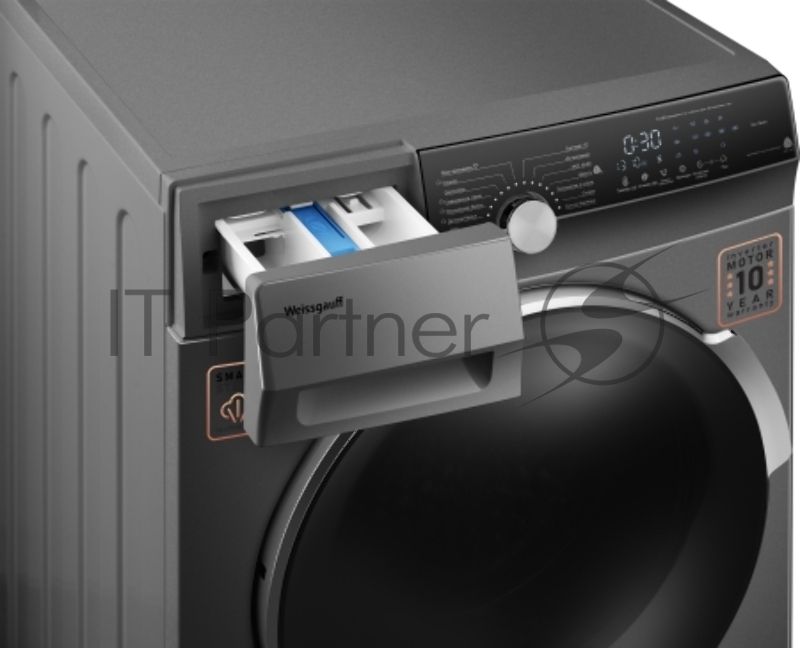 Стиральная машина Weissgauff WM 59412 DC Inverter Steam Silver