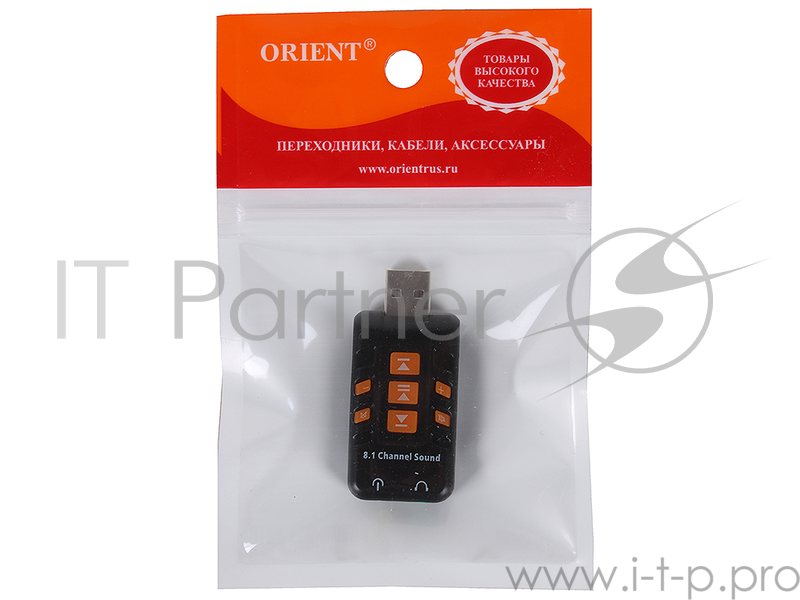 Аудиокарта ORIENT AU-01PLW, внешн. (USB)