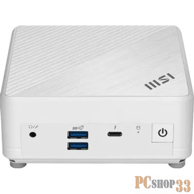 Неттоп MSI Cubi 5 12M-098RU i3 1215U (1.2) 8Gb SSD512Gb UHDG Windows 11 Professional GbitEth WiFi BT 65W белый (9S6-B0A812-098)