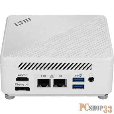 Неттоп MSI Cubi 5 12M-098RU i3 1215U (1.2) 8Gb SSD512Gb UHDG Windows 11 Professional GbitEth WiFi BT 65W белый (9S6-B0A812-098)