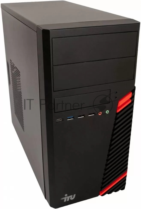 Компьютер IRU 310 MT i3 12100 (3.3) 16Gb SSD256Gb UHDG 730 Windows 11 Professional GbitEth 400W черный (2007036)