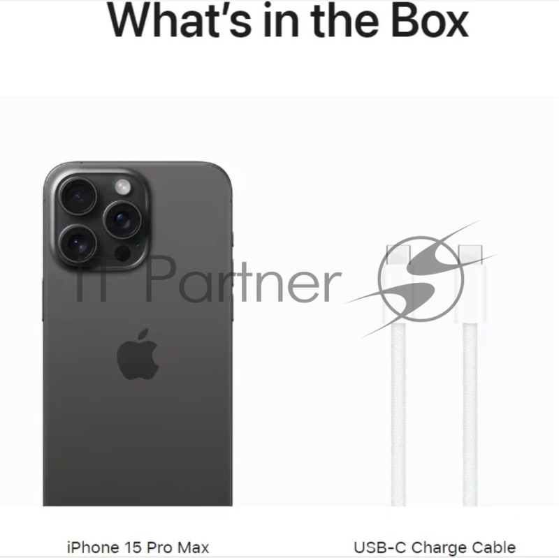 Смартфон Apple iPhone 15 Pro Max 512Gb Black Titanium A3106 MU7C3AA/A 195949048814