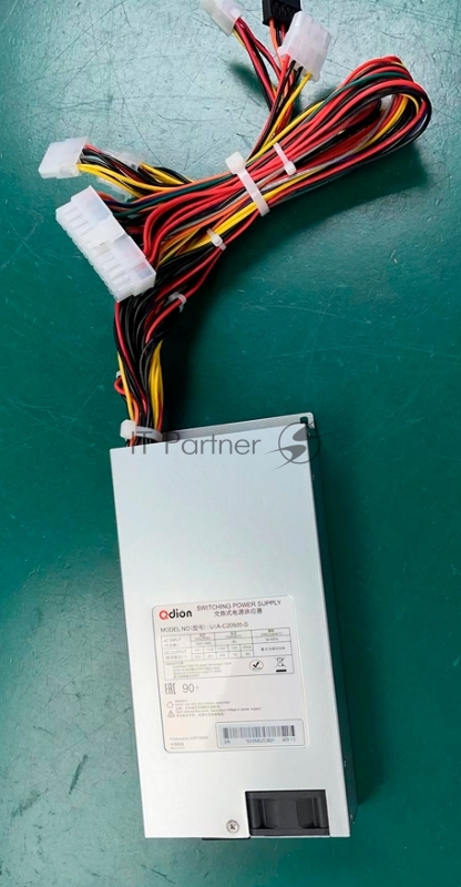 Блок питания серверный Server power supply Qdion Model U1A-C20500-D P/N:99SAC20500I1170110 1U Single Server Power 500W Efficiency 80 Plus Silver, Cable connector: C14