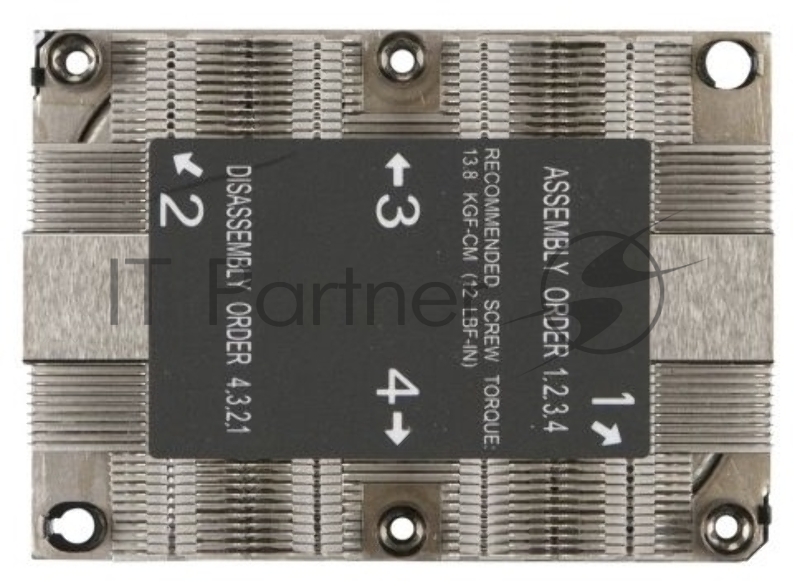 Радиатор Supermicro 1U Passive CPU Heat Sink Socket LGA3647-0 (SNK-P0067PSM)