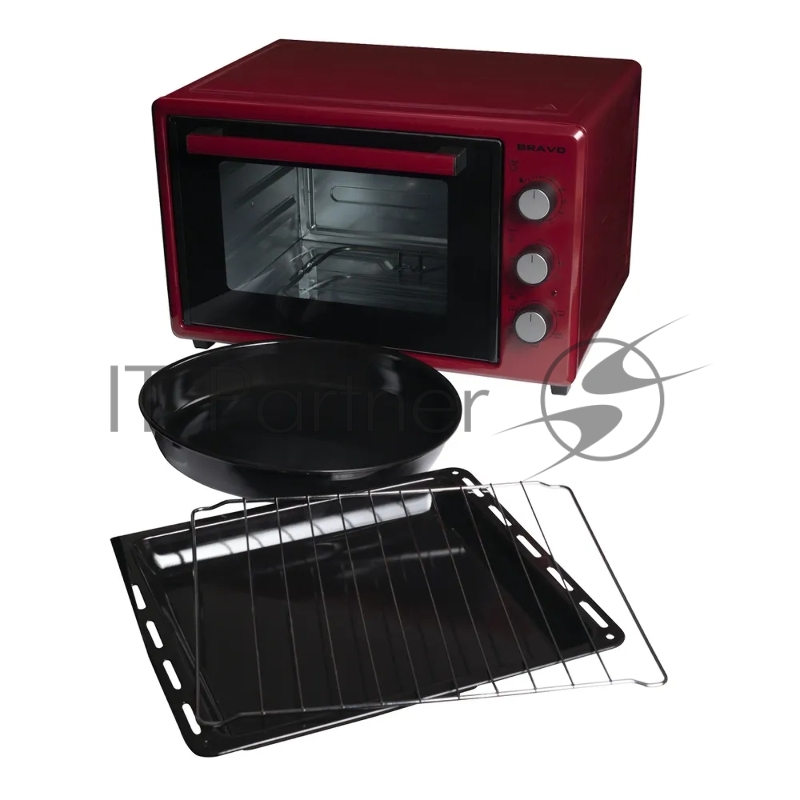 Печь электрическая BRAVO FO-38R 38 литров красная