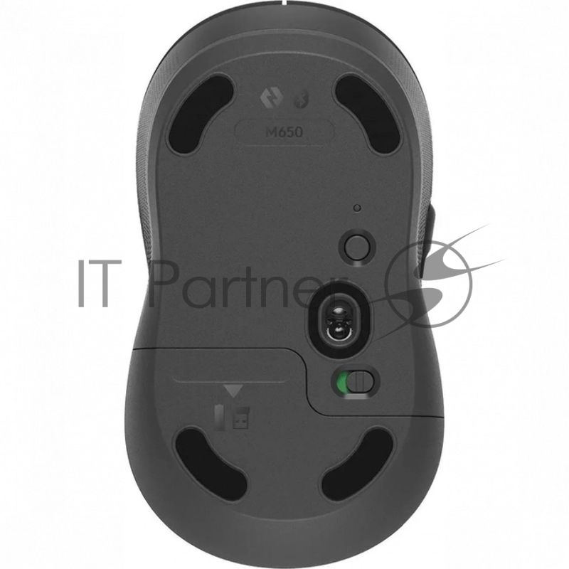 Мышь Logitech M650 графитовый оптическая (4000dpi) беспроводная BT/Radio USB (4but)