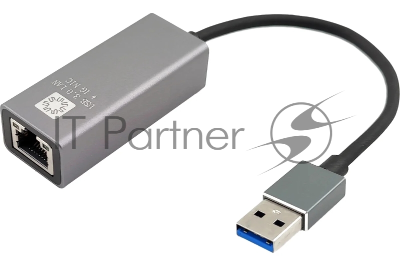 Кабель-адаптер 5bites UA3-45-13BK USB3.0 / RJ45 1G / AL / GREY