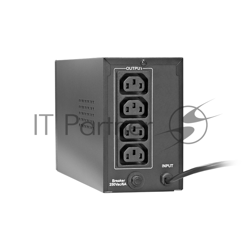 ИБП ExeGate Power Back BNB-400.LED.AVR.4C13 <400VA/240W, LED, AVR, 4*C13, металлический корпус, Black>