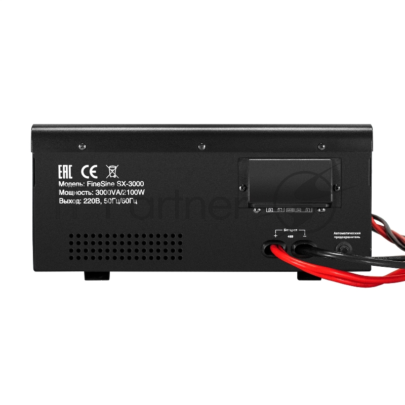 Комплект ИБП EX296003RUS + батарея 80Aч EX285654RUS 4шт (инвертор, синус, для котла, настенный) ExeGate FineSine SX-3000.LCD.AVR.2SH.T <3000VA/2100W, чистая синусоида, цветной LCD-дисплей, AVR, 2*Schuko+клеммы, линейно-интерактивный, крепление настен