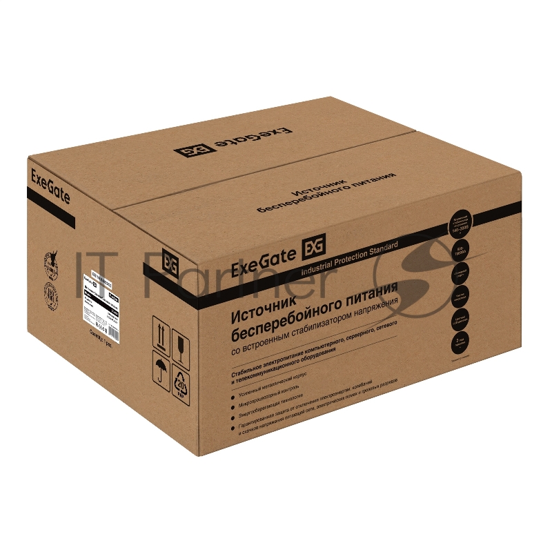 Комплект ИБП EX296003RUS + батарея 80Aч EX285654RUS 4шт (инвертор, синус, для котла, настенный) ExeGate FineSine SX-3000.LCD.AVR.2SH.T <3000VA/2100W, чистая синусоида, цветной LCD-дисплей, AVR, 2*Schuko+клеммы, линейно-интерактивный, крепление настен