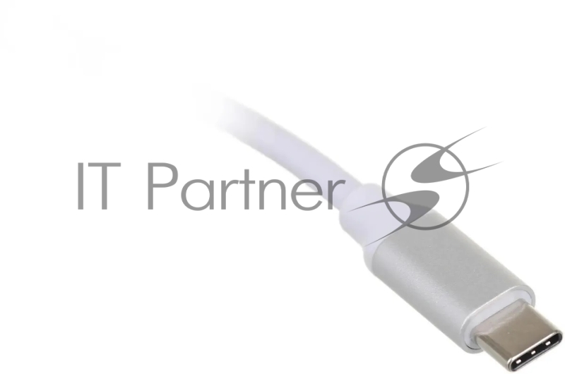 Разветвитель USB-C Palmexx 1порт. серебристый (PX/HUB-057)