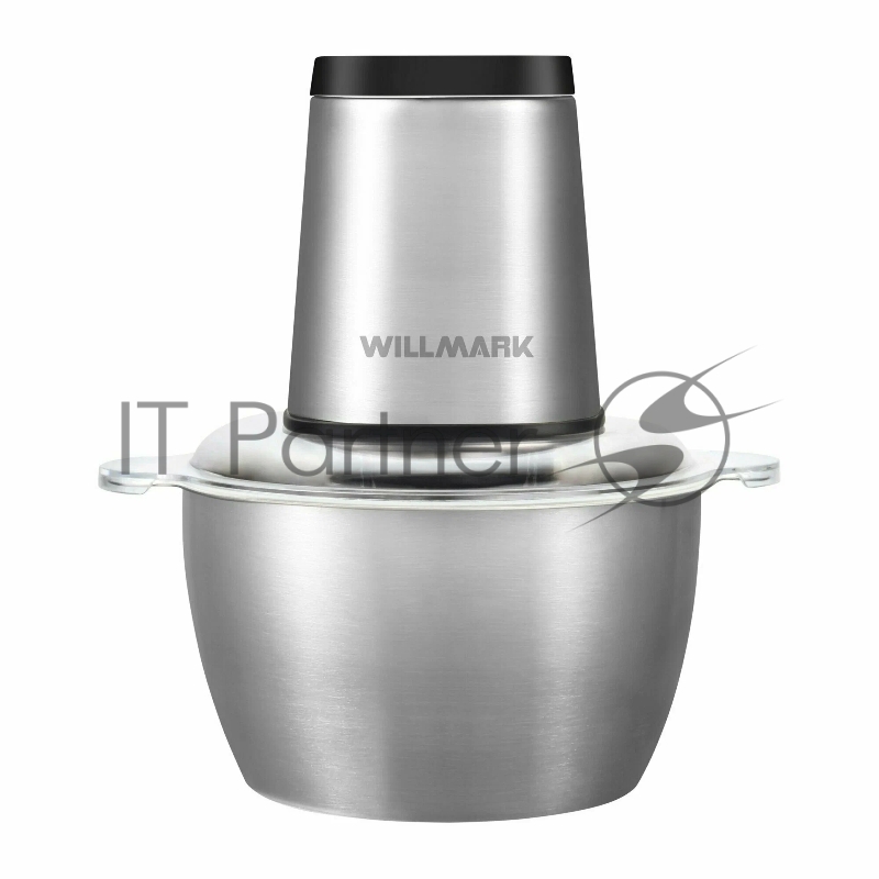 Измельчитель WILLMARK WMC-7290SS (550Вт, чаша из нерж стали 2л, 2 скорости, нескользящее основание)