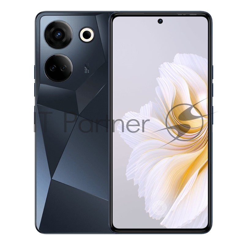 Смартфон CK6n CAMON 20 8+256 Predawn Black, 6.67 Asahi Glass, 20:9, 2400 x 1080 Mpix, 2.0GHz x2 + 1.8GHz x6 , 8 Core, 8GB RAM,256GB, up to 2TB flash, 64Мп+AF+2Мп +QVGA/32Мп, 2Sim, LTE, 4G, BT v5.0, WiFi, GPS/AGPS, Type-C, 4900mAh, Android T, 185g, 16