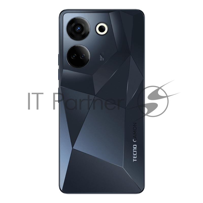 Смартфон CK6n CAMON 20 8+256 Predawn Black, 6.67 Asahi Glass, 20:9, 2400 x 1080 Mpix, 2.0GHz x2 + 1.8GHz x6 , 8 Core, 8GB RAM,256GB, up to 2TB flash, 64Мп+AF+2Мп +QVGA/32Мп, 2Sim, LTE, 4G, BT v5.0, WiFi, GPS/AGPS, Type-C, 4900mAh, Android T, 185g, 16