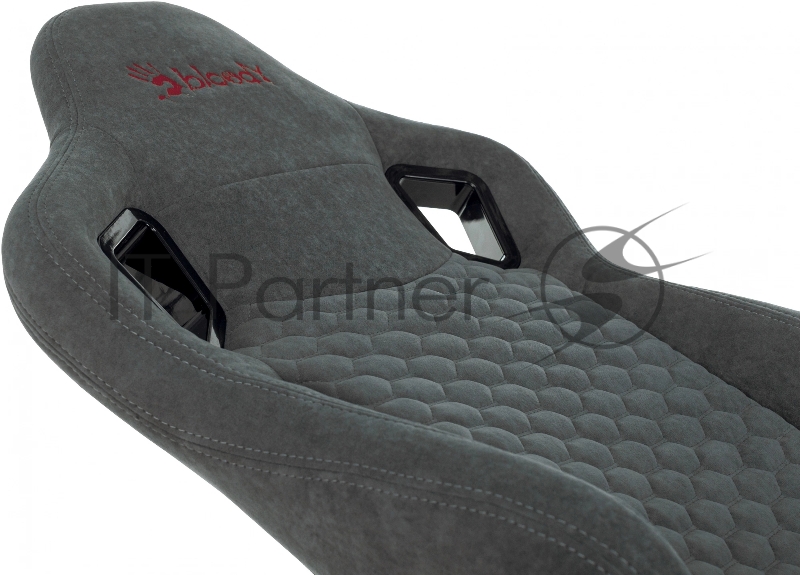 Кресло игровое A4Tech Bloody GC-770 серый соты с подголов. крестов.