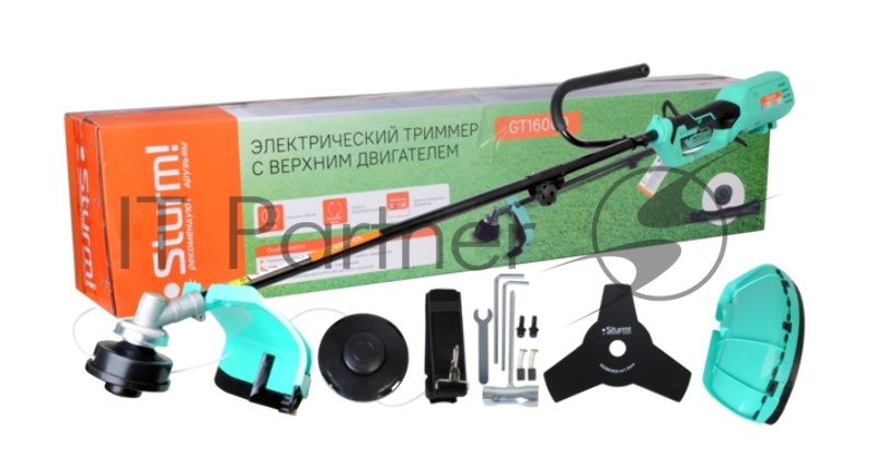 Триммер электрический Sturm! GT1600D 1600Вт разбор.штан. реж.эл.:леска/нож упак.:1шт.