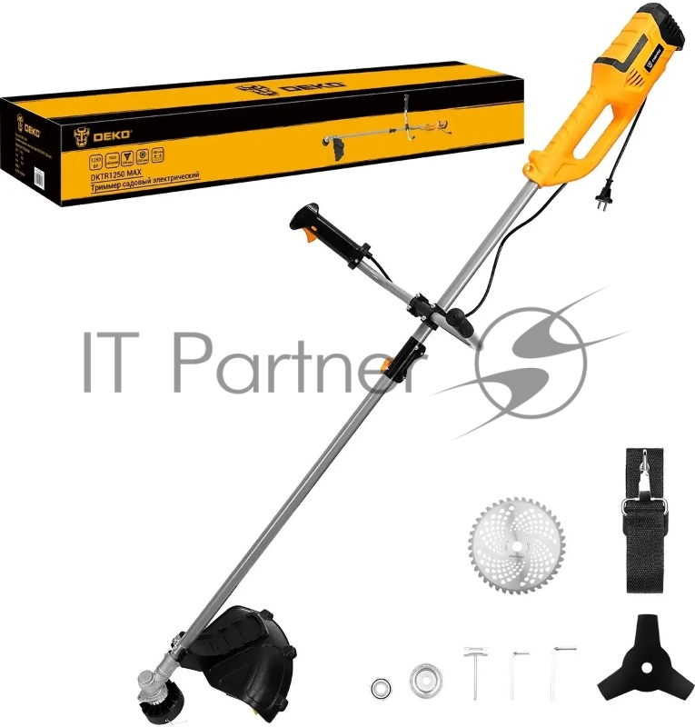 Триммер электрический Deko DKTR1250 MAX аккум. реж.эл.:нож