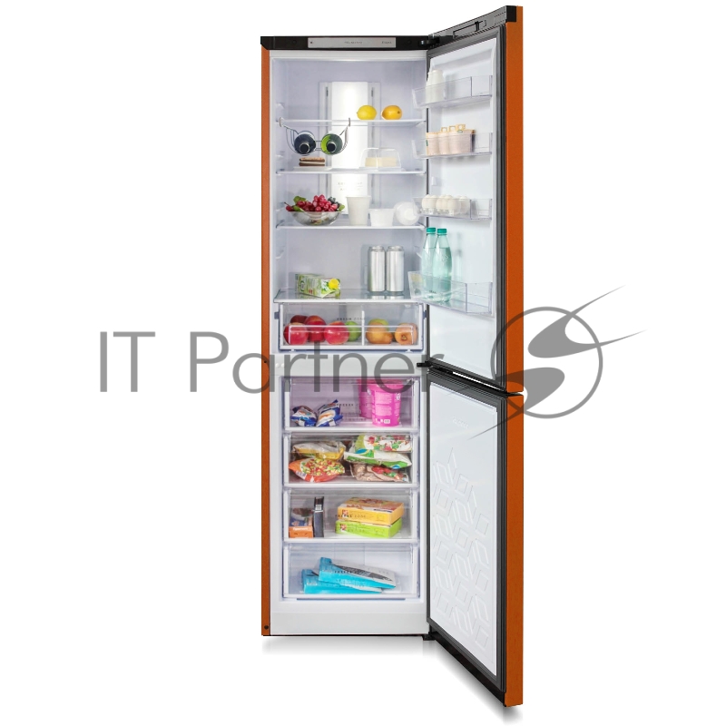 Холодильник Бирюса Б-T980NF двухкамерный оранжевый