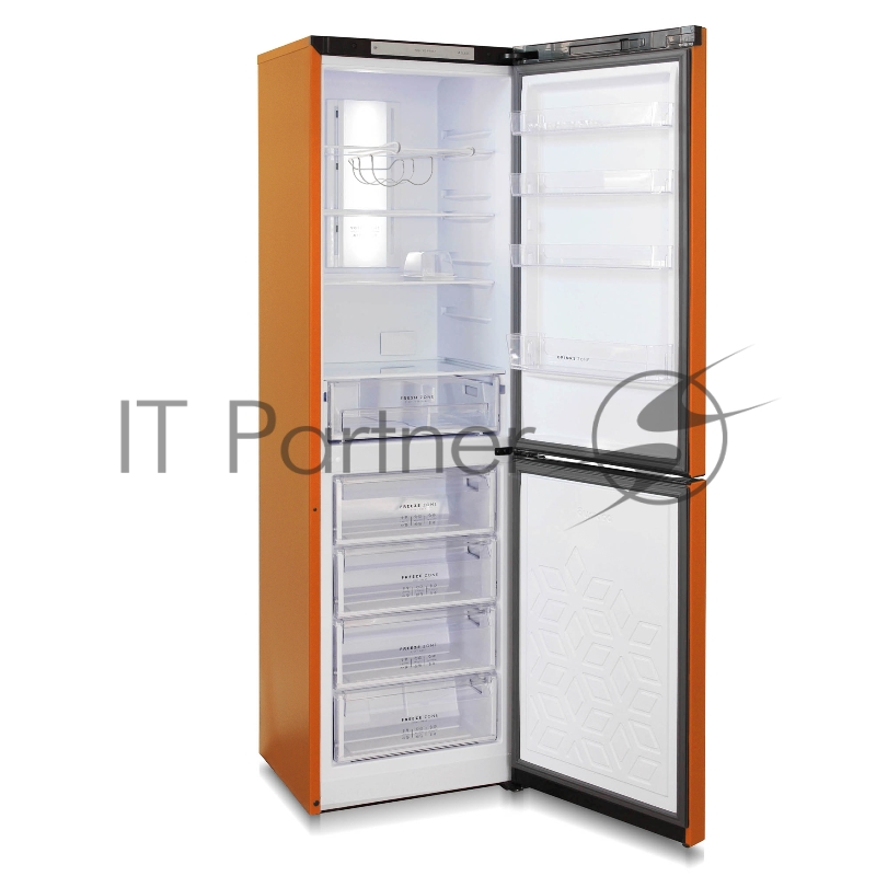 Холодильник Бирюса Б-T980NF двухкамерный оранжевый