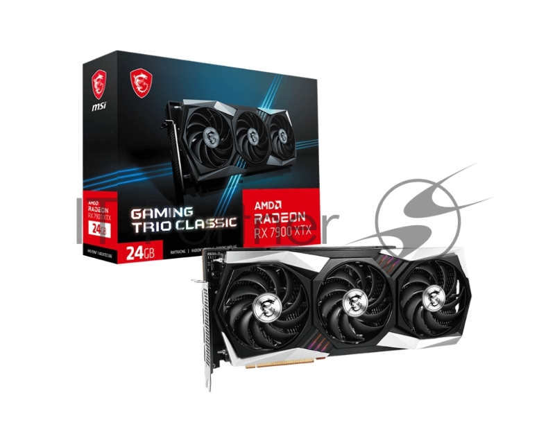 Видеокарта MSI RX7900XTX GAMING TRIO CLASSIC 24G RTL