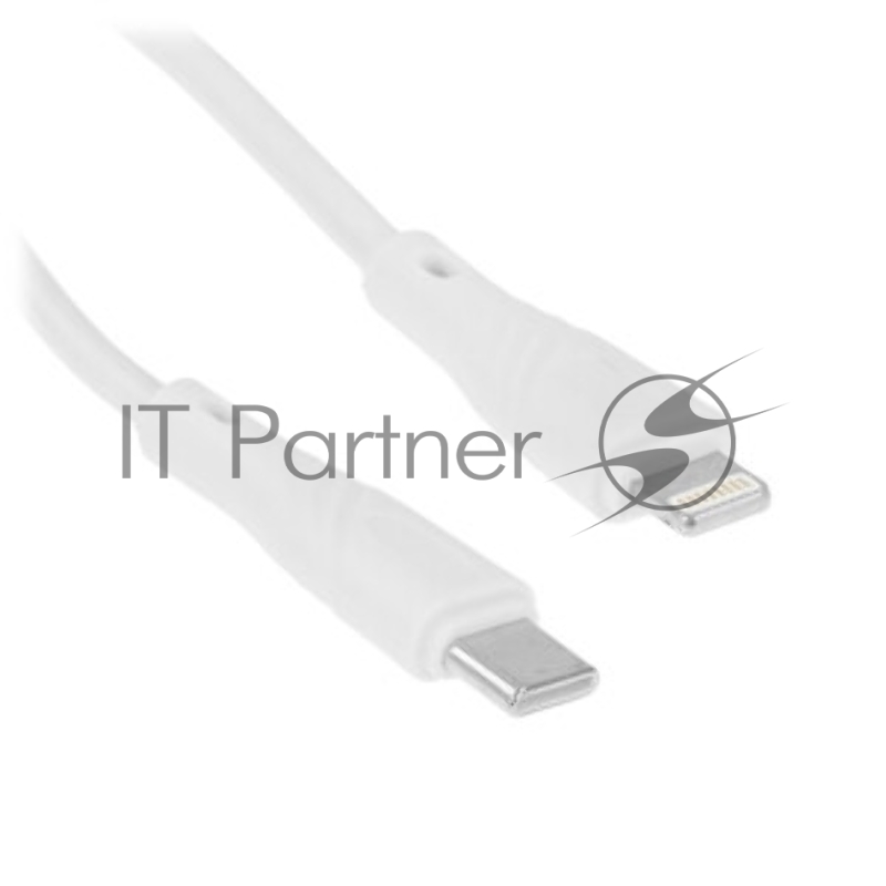 Кабель USB2.0 Cablexpert CCB-USB2-CMAPO1-1MW, Type C/Lightning, Classic 0.1, 2.1A, 20Вт, QC3.0,1м, белый, коробка