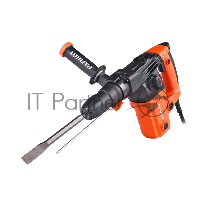 Перфоратор PATRIOT RH 327, SDS+, мощность 1350 Вт, 3.3 Дж, 3 режима работы, макс.диаметр 30мм, набор буров и долот, глубиномер, кейс