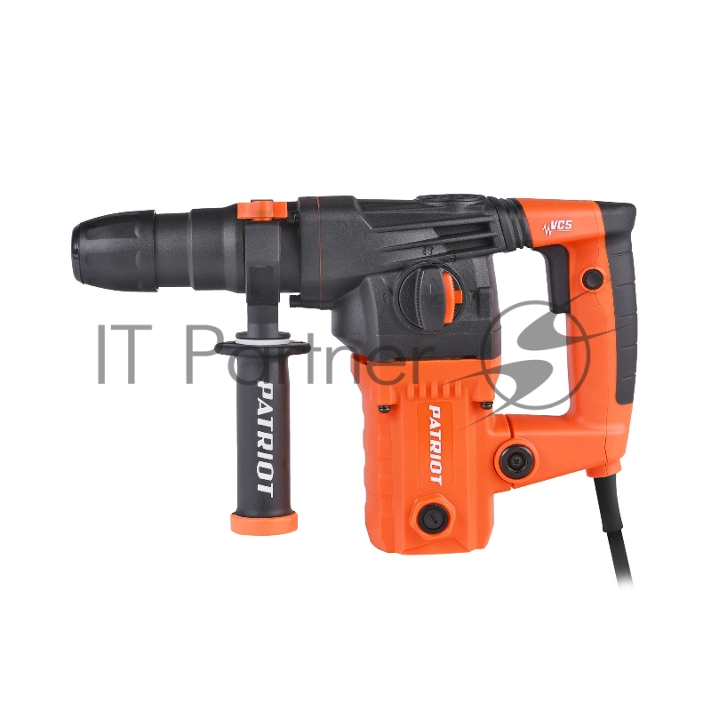 Перфоратор PATRIOT RH 327, SDS+, мощность 1350 Вт, 3.3 Дж, 3 режима работы, макс.диаметр 30мм, набор буров и долот, глубиномер, кейс