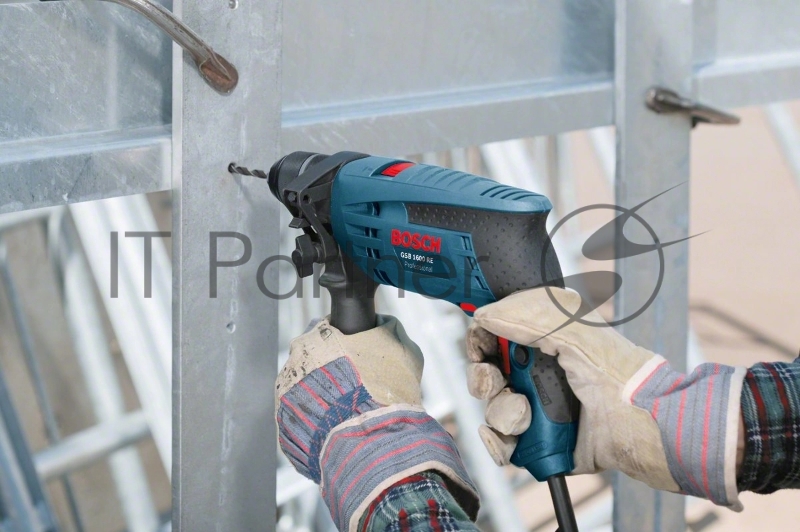 Дрель ударная Bosch GSB 1600 RE 701Вт патрон:быстрозажимной реверс (0601228200)
