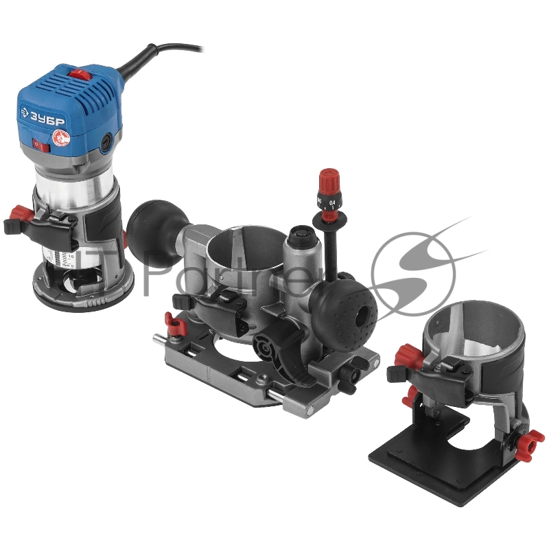 Кромочный фрезер ЗУБР 750 Вт, сумка, 3 основания, Профессионал (ФПК-750Н)