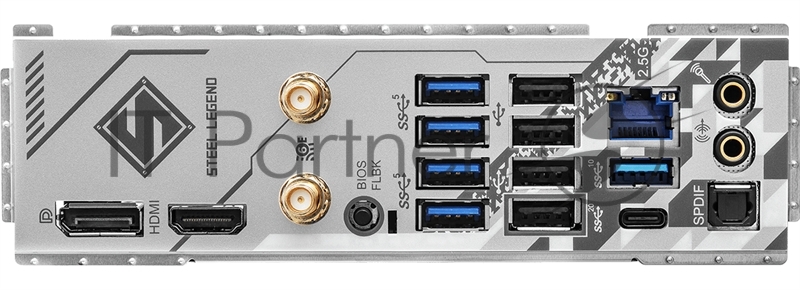 Материнская плата ASROCK B650 STEEL LEGEND WIFI, AM5, B650, 4*DDR5, HDMI+DP, 2xSATA3 6.0, M.2 Socket, RAID, USB 3.2, USB 2.0, Type-C, ATX 90-MXBN90-A0UAYZ