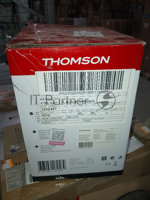 Чайник THOMSON K10E-0201 1.7L BLACK