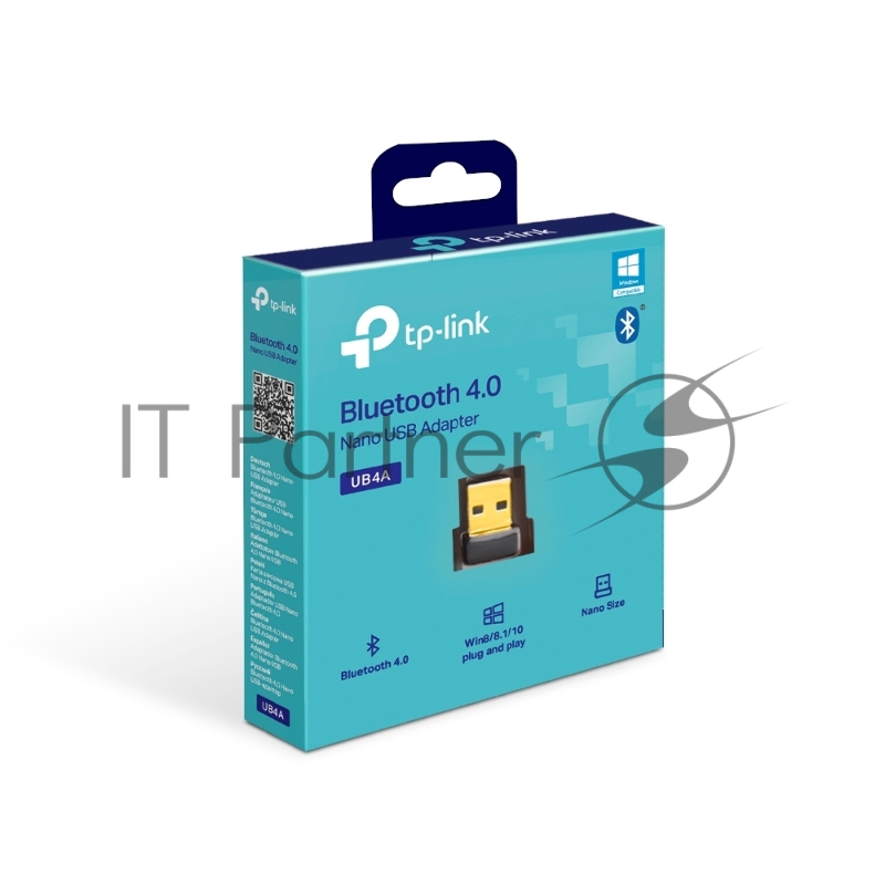 Сетевой адаптер TP-Link UB4A Bluetooth 4.0 Nano USB-адаптер, USB 2.0