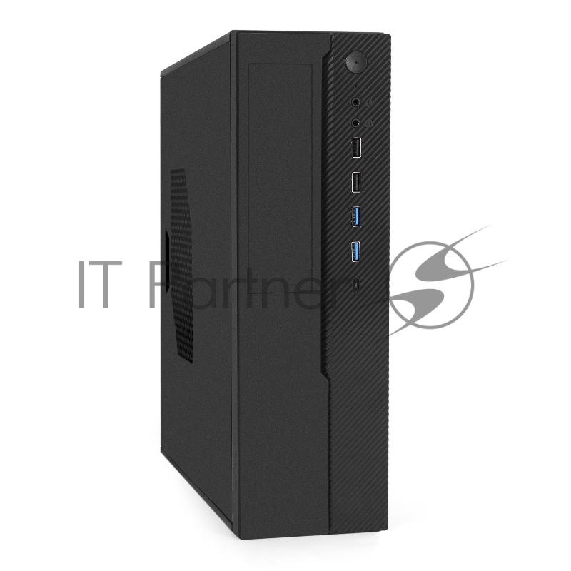 Корпус Desktop ExeGate MI-641-01-TPS300 (mini-ITX/mATX, БП TPS300 с вент. 8см, 2*USB+2*USB3.0, HD аудио, черный)