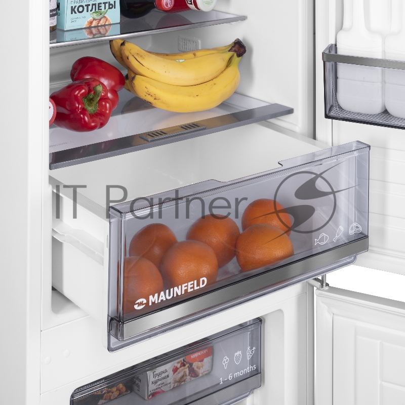 Холодильник Maunfeld MBF177SWGR 2-хкамерн. белый (КА-00021757)