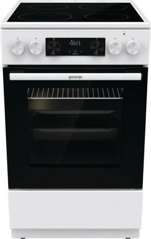 Плита Электрическая Gorenje GEC5C42WG белый стеклокерамика (без крышки)