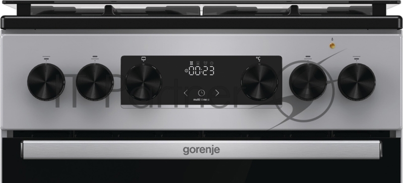 Плита Комбинированная Gorenje GK5C41SF серый (стеклянная крышка) реш.чугун
